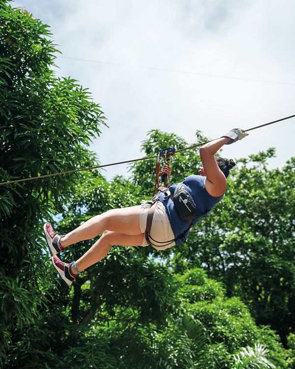 Accrobranche à Saint-Martin