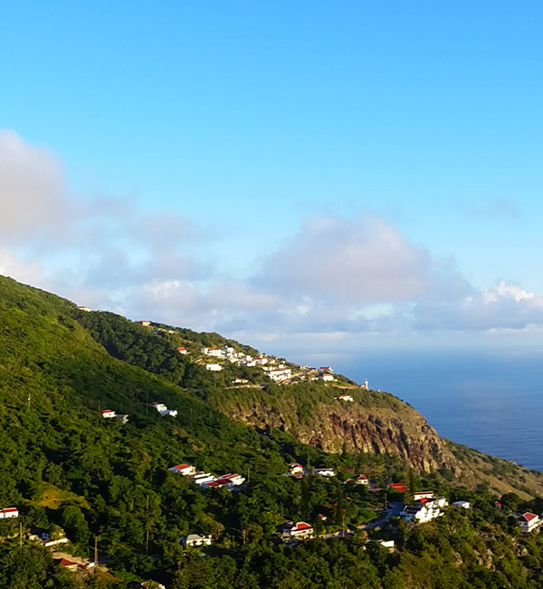 Saba, l’île sauvage des Caraïbes