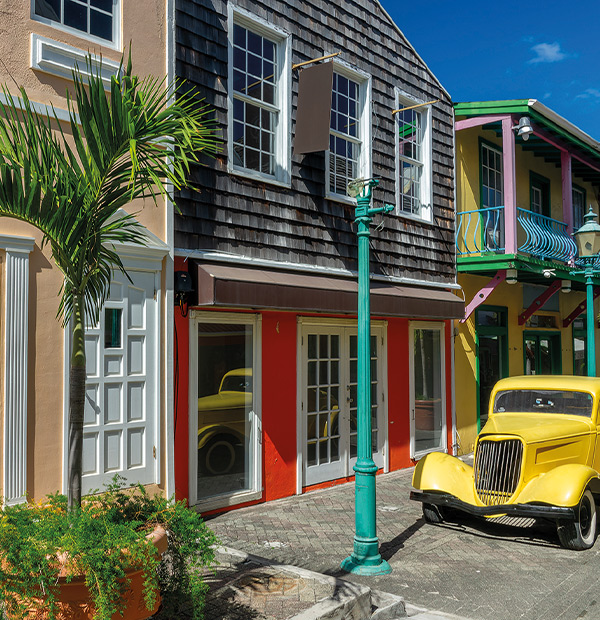 Rue commercante à Philpsburg